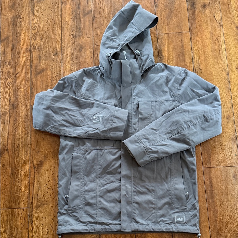 REI Men's Gray Raincoat
